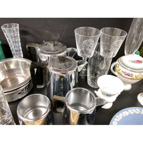 234 - 2 BOXES OF GLASS AND CHINA ITEMS