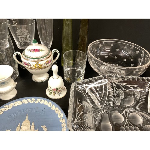 234 - 2 BOXES OF GLASS AND CHINA ITEMS