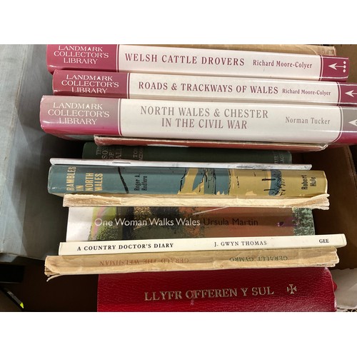 235 - 2 BOXES OF BOOKS - GERMANY AND WALES ETC