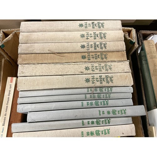 235 - 2 BOXES OF BOOKS - GERMANY AND WALES ETC