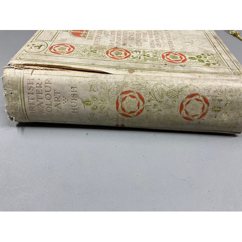97 - VINTAGE BOOK (BRITISH WATERCOLOR ART) PERSENTED TO KING EDWARD VII BY THE ROYAL SOCIETY OF PAINTERS ... 
