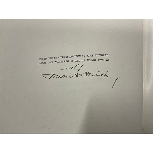 97 - VINTAGE BOOK (BRITISH WATERCOLOR ART) PERSENTED TO KING EDWARD VII BY THE ROYAL SOCIETY OF PAINTERS ... 