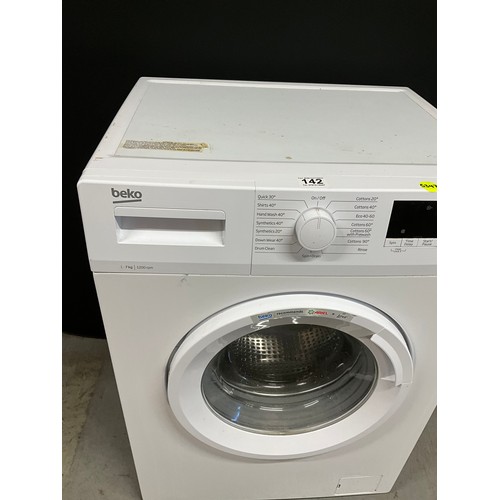 142 - BEKO 7KG 1200RPM WASHING MACHINE