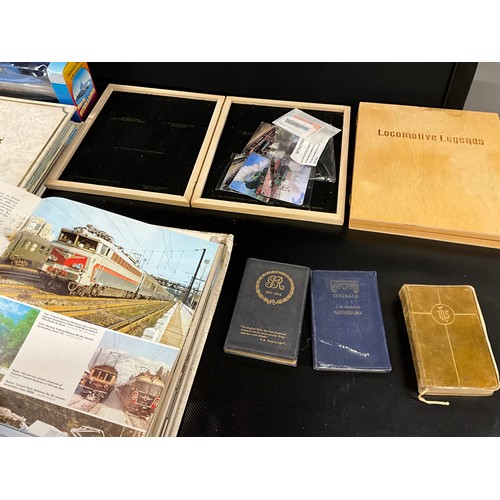 178 - BOX AND CRATE OF BOOKS DVDS HOLY BIBLE ETC