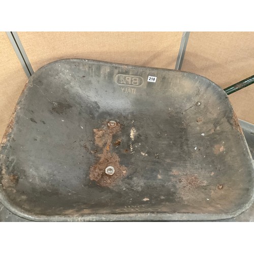 218 - GARDEN WHEELBARROW