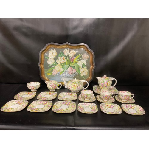 2 - 20 PIECE PARAGON TEA SERVICE FLORAL DESIGN