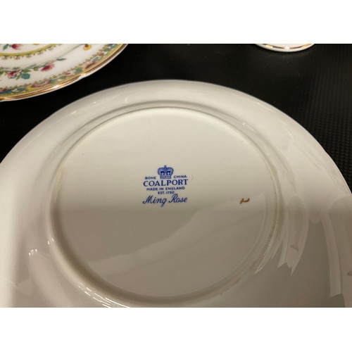 19 - 29 PIECE COALPORT MORNING ROSE TEA SERVICE