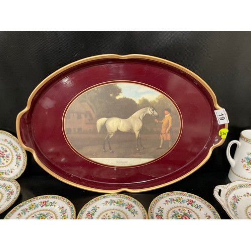 19 - 29 PIECE COALPORT MORNING ROSE TEA SERVICE