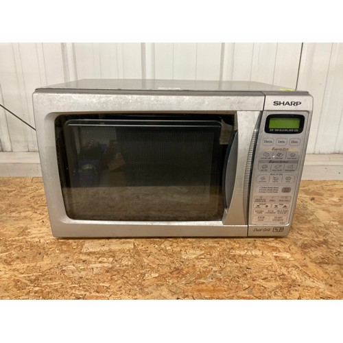 37 - SHARP DUAL GRILL 800W MICROWAVE