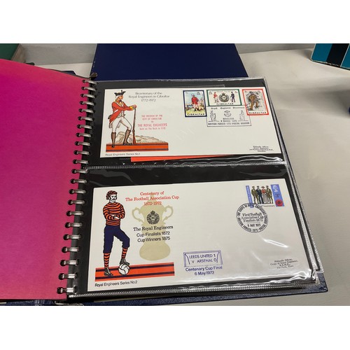 43 - THE OFFICIAL COLLECTION OF WORLD WILDLIFE FIRST DAY COVERS ALONG WITH THREE BOXED STAMP ALBUMS AND C... 
