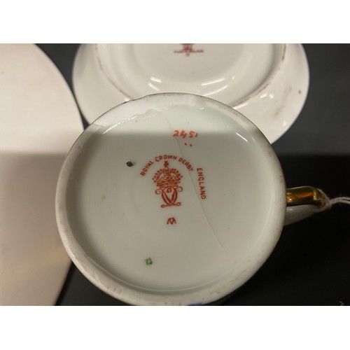 53 - 3 PIECES OF ROYAL CROWN DERBY - CUP A/F