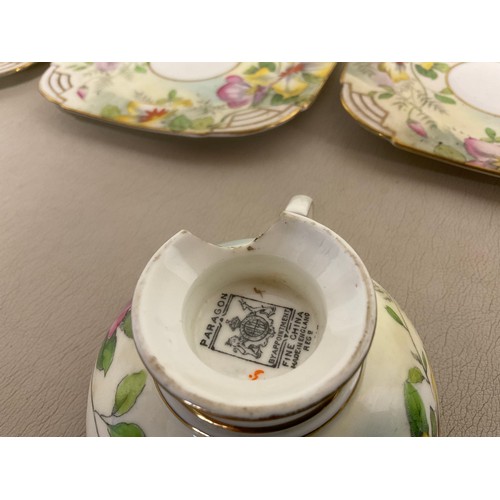 2 - 20 PIECE PARAGON TEA SERVICE FLORAL DESIGN