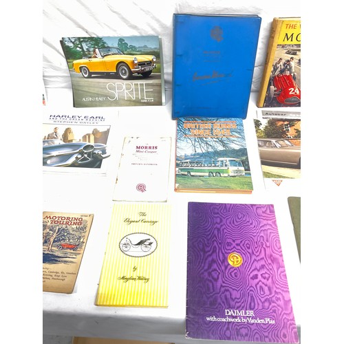 11 - BOX OF VINTAGE MOTORING BOOKS