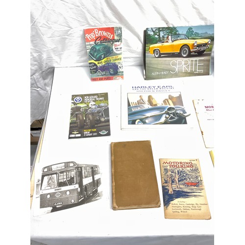 11 - BOX OF VINTAGE MOTORING BOOKS