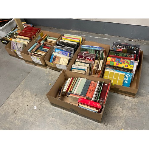 24 - 6 BOXES OF VINTAGE AND LATER BOOKS