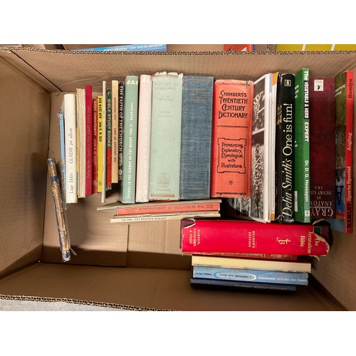 24 - 6 BOXES OF VINTAGE AND LATER BOOKS