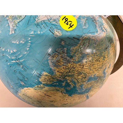 3 - VINTAGE DANISH GLOBE OF THE WORLD (12