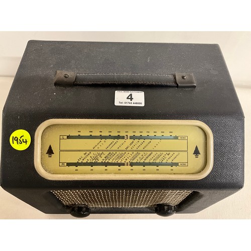 4 - VINTAGE CASED RADIO