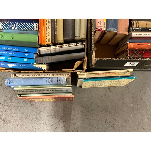 13 - 2 BOXES OF VINTAGE BOOKS