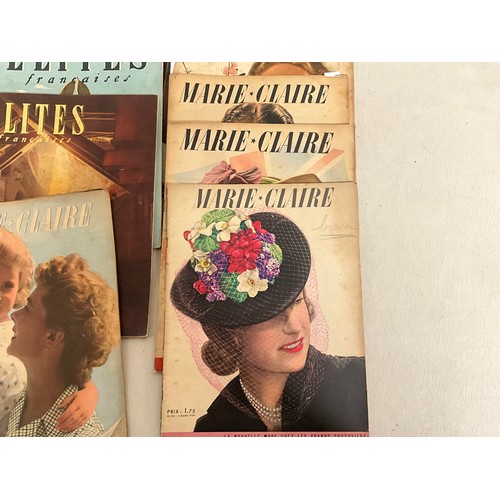 17 - BOX OF VINTAGE MARIE CLAIRE MAGAZINES