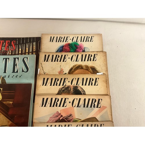 17 - BOX OF VINTAGE MARIE CLAIRE MAGAZINES