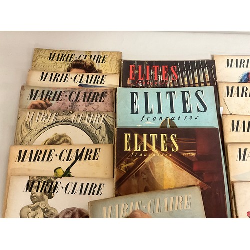 17 - BOX OF VINTAGE MARIE CLAIRE MAGAZINES