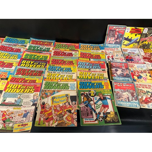 26 - BOX OF VINTAGE COMIC'S - ROY OF THE ROVERS ETC