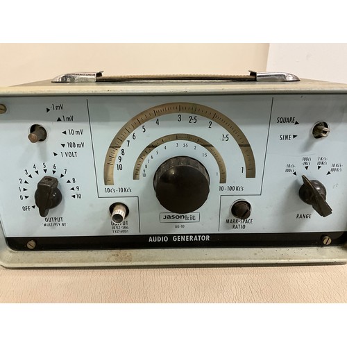 36 - VINTAGE AUDIO GENERATOR AND JASON KIT FM RADIO