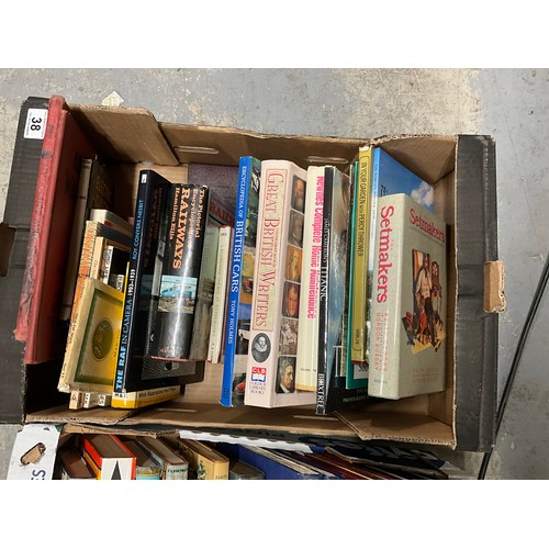 38 - 3 BOXES OF VINTAGE BOOKS