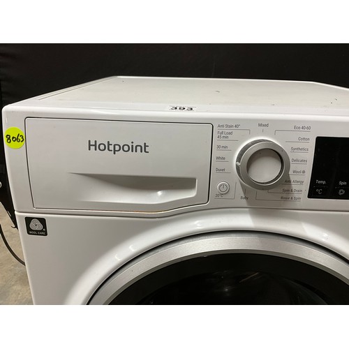 393 - HOTPOINT 8KG WASHING MACHINE