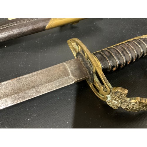 OFFICERS SABRE IN SCABBARD BRITISH 1803 PATTERN L38