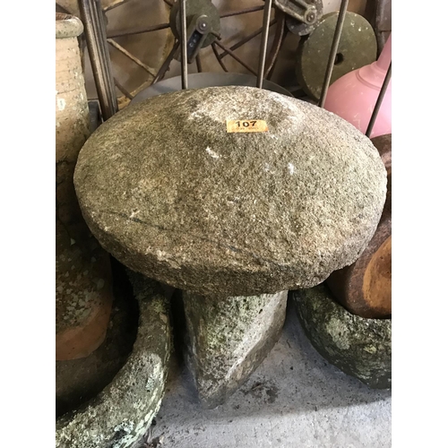 107 - Granite Mushroom Top