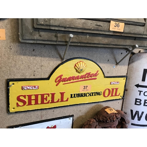 37 - Shell Oil Sign