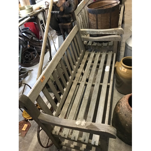 65 - Hardwood Garden Bench