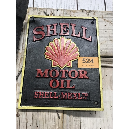 524 - Shell Motor Oil Sign