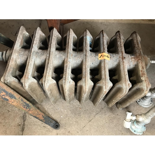 1006 - Cast Iron Radiator 13 inch. High x 23 inch Length