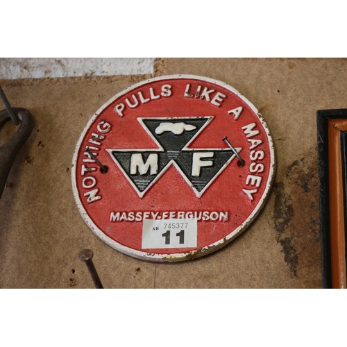 11 - Massey Ferguson sign diameter 8