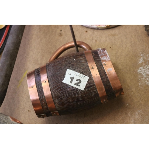 12 - Copper bound oak beaker