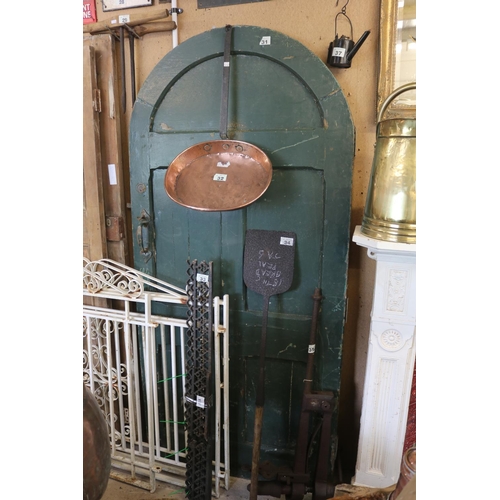 31 - 6ft arched entrance door