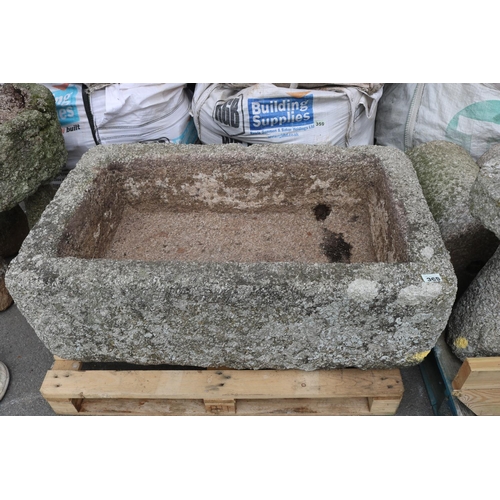 369 - Rectangular granite trough 49