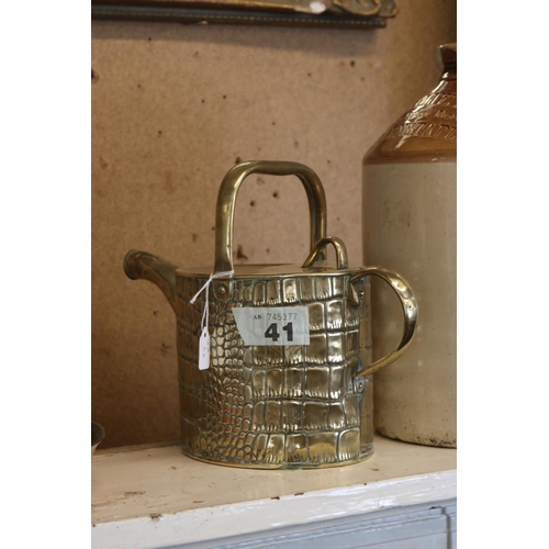 41 - Brass house maids watering can