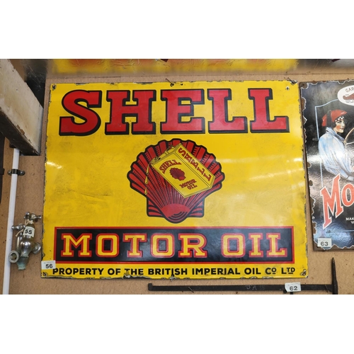 56 - Shell Oil enamel sign 27