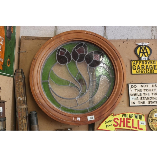 80 - Circular leaded light diameter 30