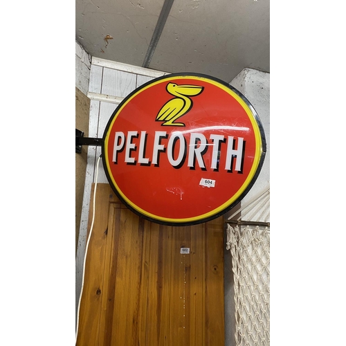 604 - Pelforth oval sign