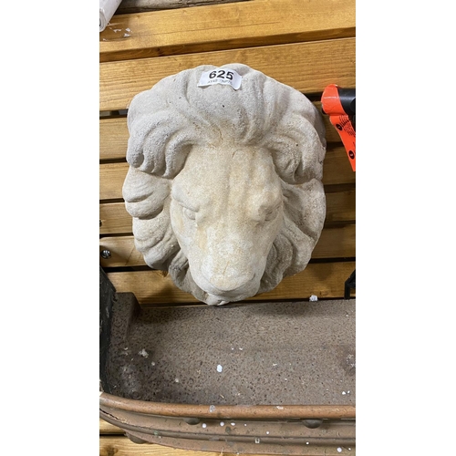 625 - Lion stoneware wall mask