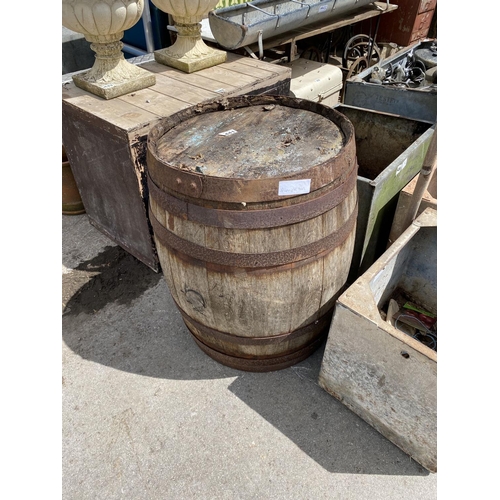 441 - Wooden cider barrel