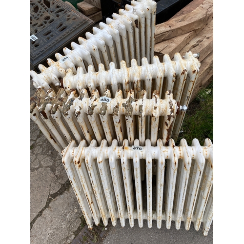 480 - pair of radiators