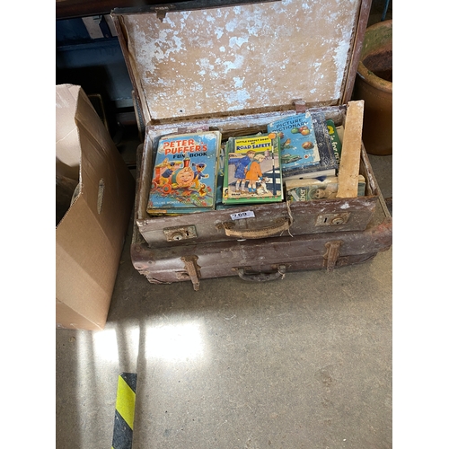 969 - 2 cases old children’s books etc