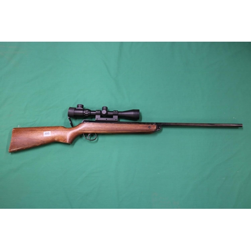 300 - BSA .22 air rifle with piney 3-9x40 scope