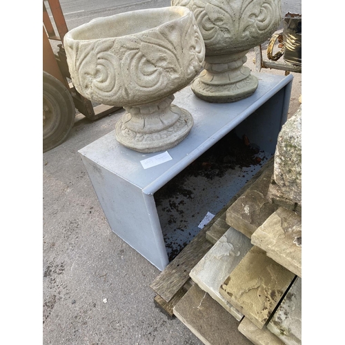 378 - Galvanised water trough 37